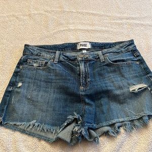 PAIGE Daryn Jean shorts, size 29